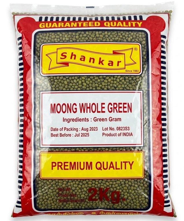 SHANKAR MOONG DHALL WHOLE GREEN 6*2KG